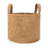 UGro Jute Round - Textilní jutový květináč kruhový (Objem 16L - 30x24cm)