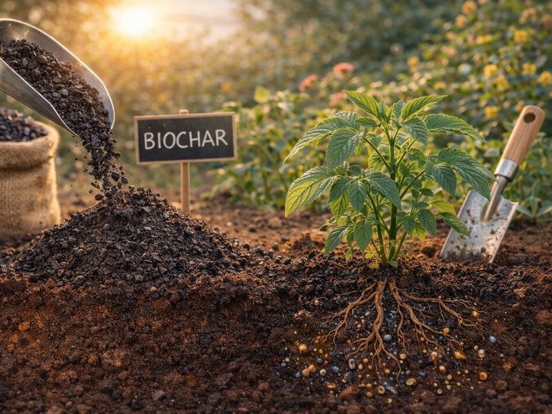 Biochar: Jediná aplikace vylepší půdu ve vaší zahradě na věky
