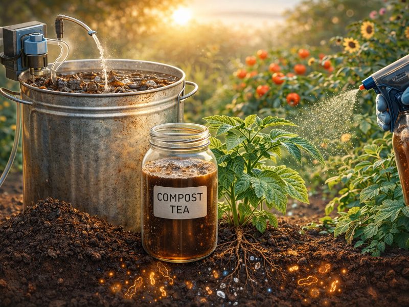 Kompostové čaje: Univerzální pomocník do každé zahrady