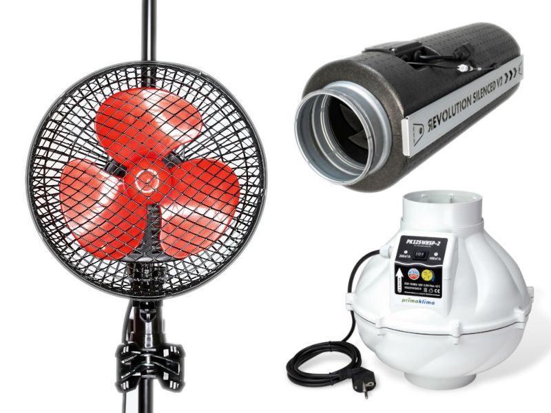 Nepodceňte výběr ventilátorů do grow boxu