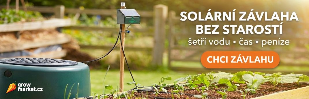 Irrigatia solární závlaha na pěstování rostlin, plodin, bylinek