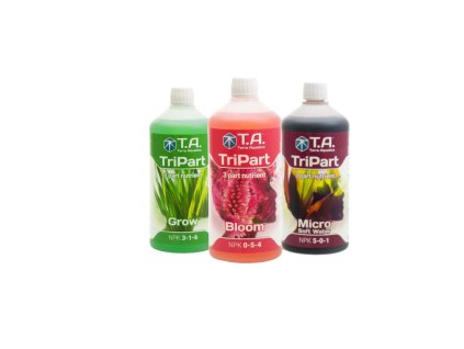 Terra Aquatica TriPart Grow-Bloom-Micro Soft Water 3x1 l, sada hnojiv