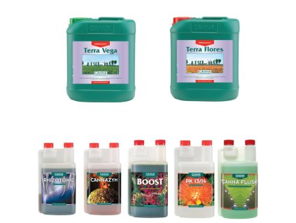Canna Terra Pack Medium 15 l, sada hnojiv
