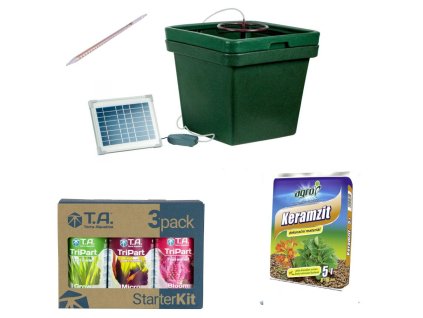 Závlahový komplet Solar CultiMate L AquaFarm Plug&Grow pro 1 rostlinu