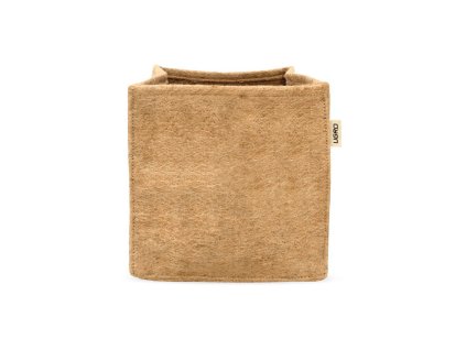 U Gro Jute Square 8 l, textilní květináč 20x20x20 cm