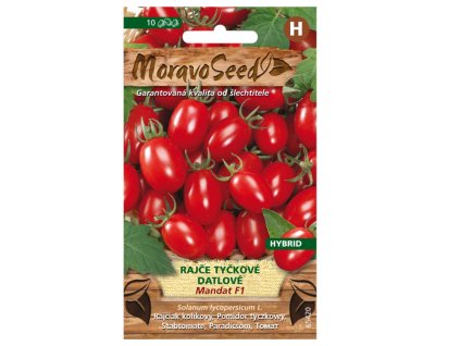 Semínka Rajče tyčkové datlové MANDAT F1 - hybrid, 10 s