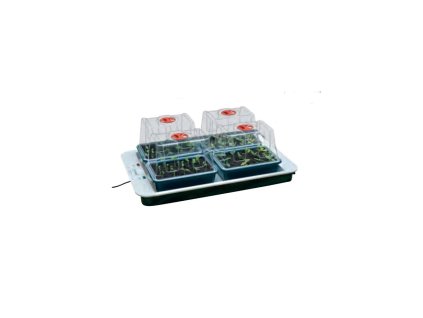 Garland 4 Top Automatic Propagator 59.5x41x20 cm, čtyři plastové skleníčky s termostatem