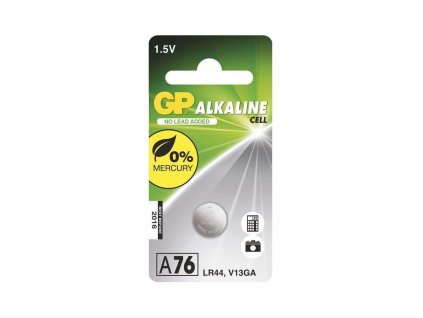Alkalická knoflíková baterie GP LR44 1 ks