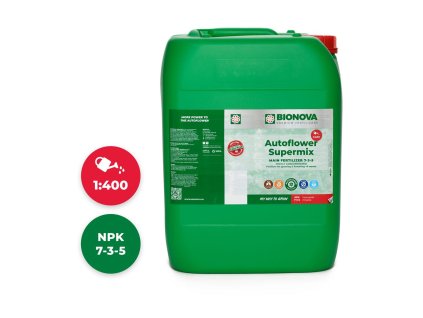 BioNova AutoFlower Supermix 20 l, hnojivo na růst a květ