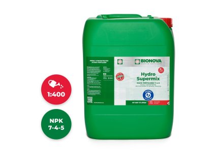 BioNova Hydro Supermix 20 l, základní hnojivo na růst a květ