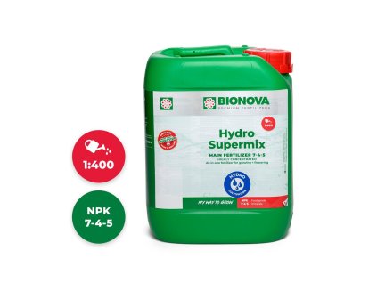 BioNova Hydro Supermix 5 l, základní hnojivo na růst a květ