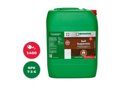 BioNova Soil Supermix 20 l, hnojivo na růst a květ
