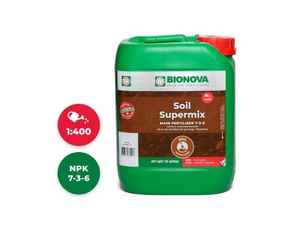 BioNova Soil Supermix 5 l, hnojivo na růst a květ