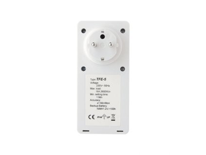 EMOS TFE-5 - Venkovní digitální spínací hodiny 16A