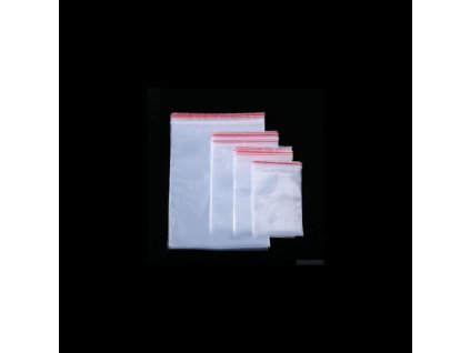 Igelitový uzavíratelný sáček SLIM se zipem, balení 100 ks 6x8 cm