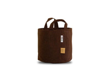 Root Pouch Boxer 95 l, hnědý textilní květináč 53x42 cm