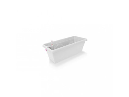 Plastkon samozavlažovací truhlík Extra Line Smart Bílá, 40x20.5x17 cm