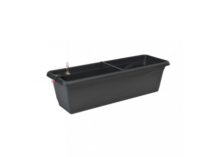 Plastkon samozavlažovací truhlík Extra Line Smart Antracit, 53x16x15 cm