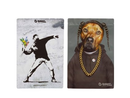G-Rollz Banksy's Graffiti zip sáček  - 200x300 mm Rap Dog
