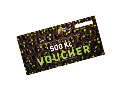 Dárkový poukaz growmarket.cz v hodnotě 500 Kč