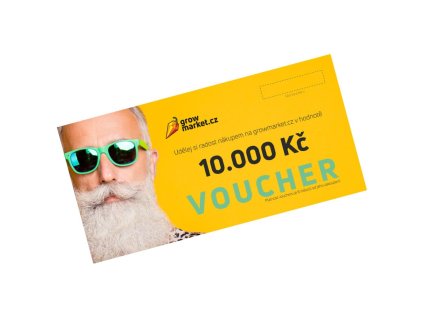 Dárkový poukaz growmarket.cz v hodnotě 10000 Kč