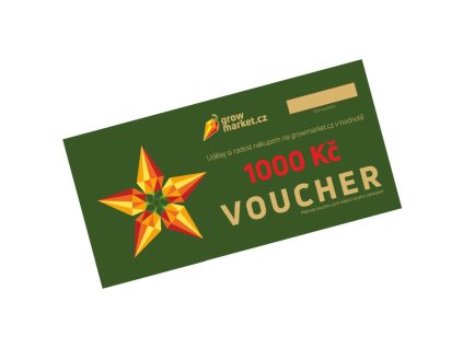 Dárkový poukaz growmarket.cz v hodnotě 1000 Kč