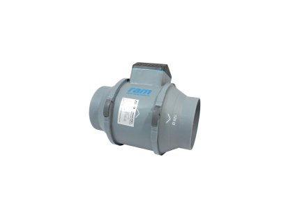 RAM Mixed Flow Inline Fan 125 mm - 248 m3/h, jednorychlostní axiální ventilátor
