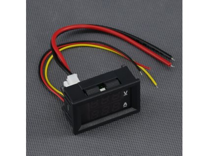 Malapa SI127, 100V voltmetr + 10A ampérmetr digitální panelový