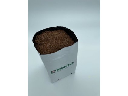 BioNova Open Top Coco Bag 6 l, dehydrovaný kokos s květináčem