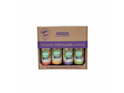 Atami VGN Vegan 4-Pack 250 ml, sada hnojiv