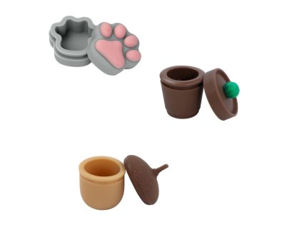 Bongthai Silicone Rosin Mix, silikonové pouzdro 3 ks