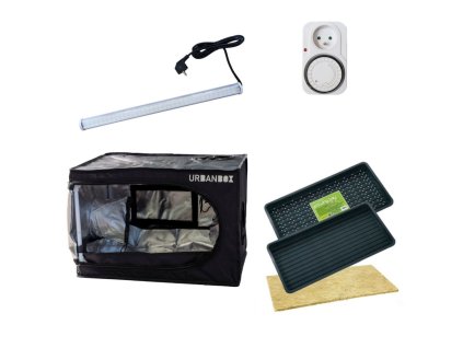 Microgreens komplet Urban Small Basic, 60x40x40 cm