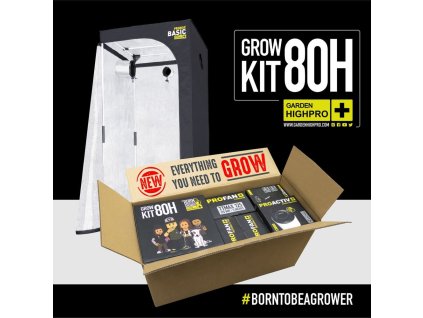 Garden High Pro Grow Kit 80 kompletní set, 80x80x180 cm