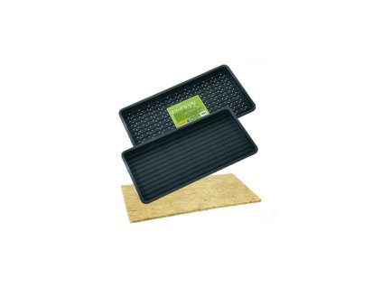 Základní set na pěstování microgreens II, rockwool Grodan
