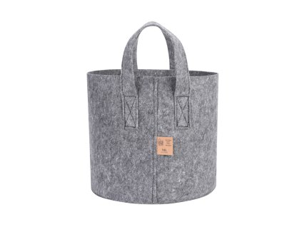 Dirt Bag Grey textilní květináč 28x24 cm - 16 l