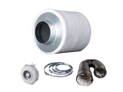 Kompletní set ventilace 250W PRO - Ø 100 mm, odtah 240 m3/h