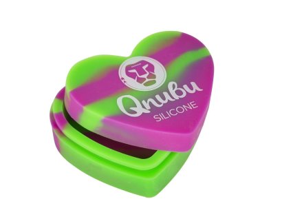 Qnubu Silicone Rosin Heart XL 18 ml, silikonové pouzdro