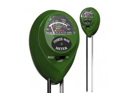 Airontek pH metr, vlhkoměr, měřič světla