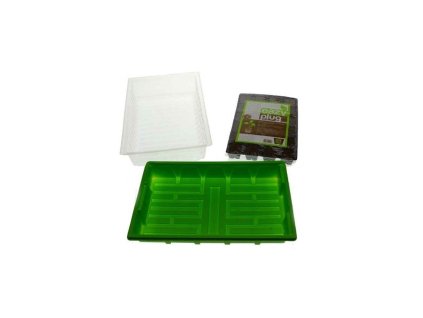 HGA Garden Propagator 42 - 38x24x13.5 cm, plastový skleníček se sadbovačem Eazy Plug CT24