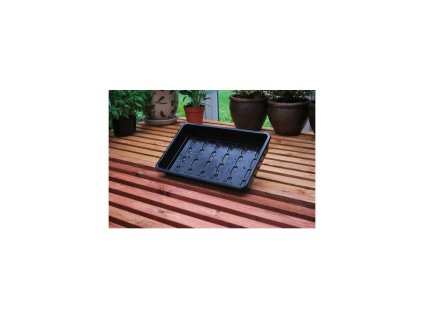 Garland Seed Tray Black 37.5x23x6 cm, miska černá s drenáží
