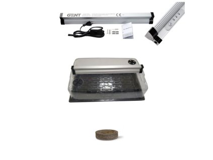 GENT Set Jiffy Propagation Single, 1x18W LED s časovačem, 58x38x22 cm