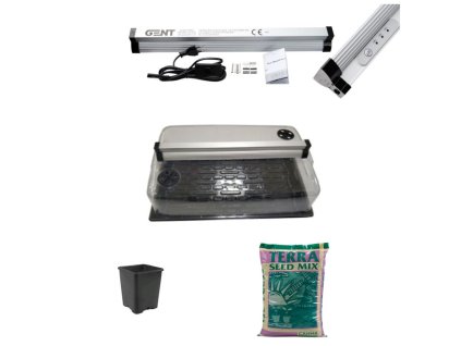 GENT Set Zemina Propagation Single, 1x18W LED s časovačem, 58x38x22 cm