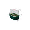 Garland Mini High Dome Propagator Black 17x10x12 cm, plastový skleníček s drenáží