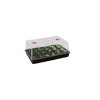 Garland XL High Dome Propagator Black 58x40x22.5 cm, plastový skleníček