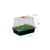 Garland skleník Small High Dome Propagator Black, tvrdý plast, nevyhřívaný, 23x17x18 cm