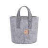 Dirt Bag Grey textilní květináč 24x23 cm - 12 l