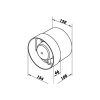 Ventilátory VKO 150 mm 298 m3/h, axiálny ventilátor