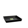 Garland Square Tray Black 100x100x12 cm, plastová podmiska