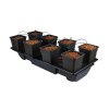 Nutriculture Wilma XL Wide 8x 25 l, kapková závlaha 190x90x20 cm