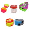 Qnubu Silicone Set, sada silikonových pouzder a skleněných dóz na extrakty